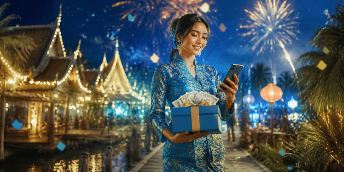 Pengguna Sarawak berpakaian baju kurung bermain kasino mudah alih cyl88 dari telefon